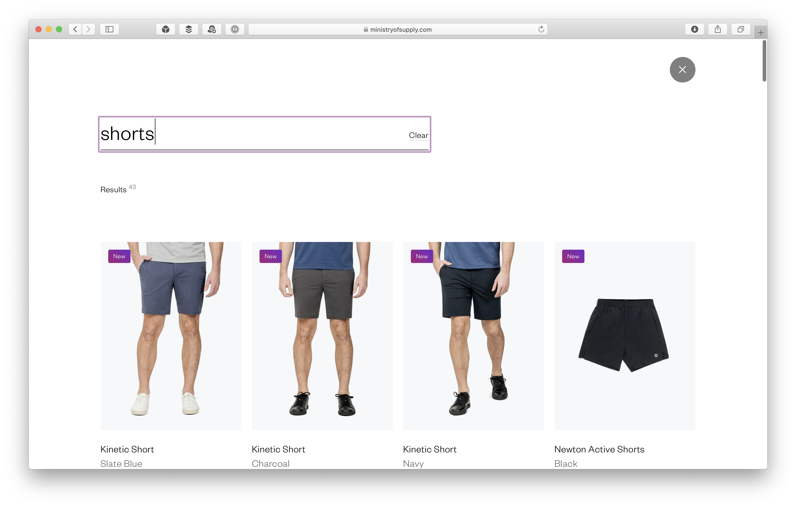 Ministry of Supply search results